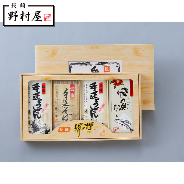 ＜冬ギフト＞【野村屋】長崎手延べ麺あごだしセット（KUH-30）