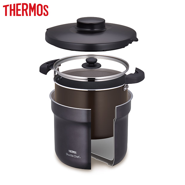 【THERMOS】真空保温調理器シャトルシェフ 4.3L クールグレー (KBJ-4501-CGY)