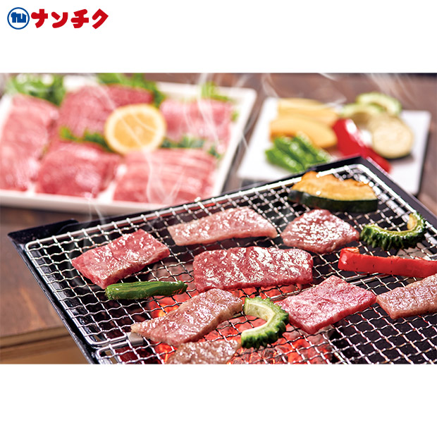【ナンチク】鹿児島黒牛黒豚焼肉セット400g