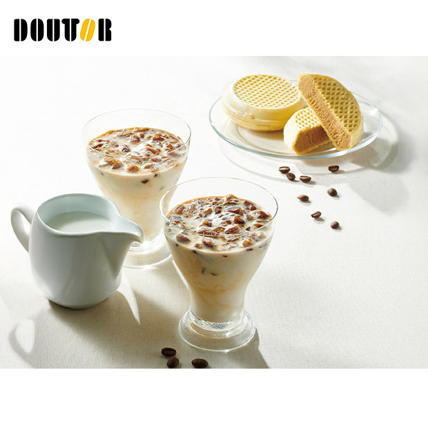 ＜夏ギフト＞【ドトールコーヒー】氷deアイスカフェ・オ・レ＆コーヒーアイスモナカセット(DTKM-1-C)
