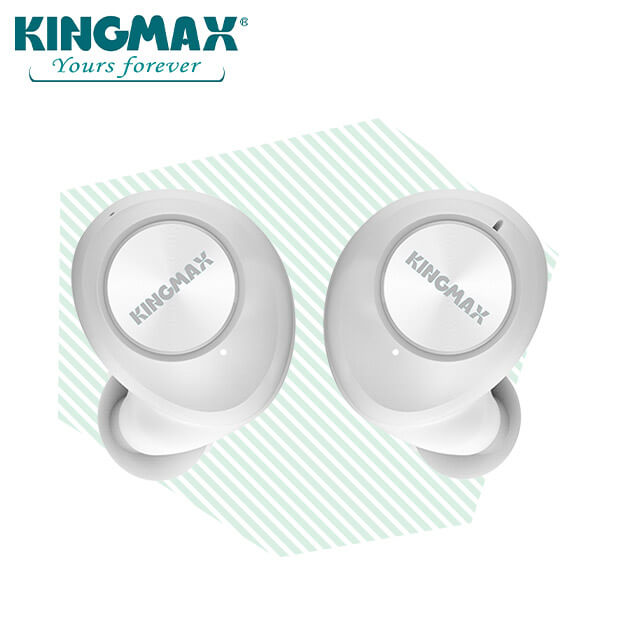 【KINGMAX】ワイヤレスイヤホン JoyBuds 511 ホワイト (KMJB511WE)