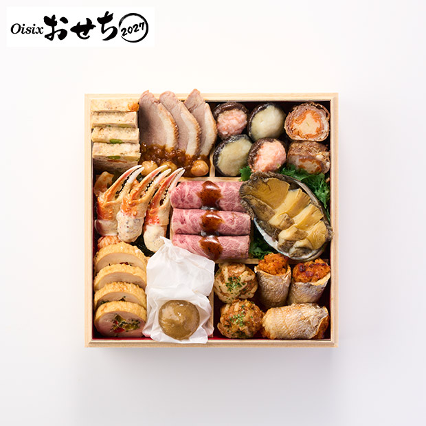 ＜超早得10/14(水)まで＞【Oisix】和洋三段重おせち「上高砂」
