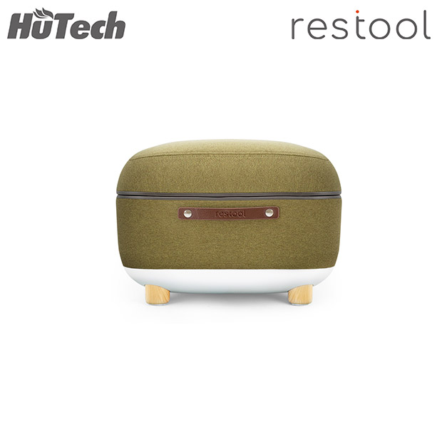 【ヒューテック】restool スツールフットマッサージャー オリーブグリーン  (HT-M213J)