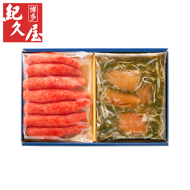 【期間限定価格】＜冬ギフト＞【博多紀久屋】無着色辛子明太子・数の子松前セット（KHMM-490-SB）