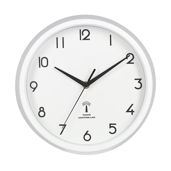 電波掛時計 カペラ Φ27cm  WH (27268)