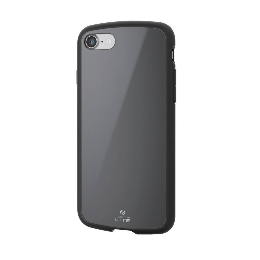 【スマホアクセサリー】エレコム iPhone8/TOUGH SLIM LITE/ブラック（PM-A17MTSLBK）