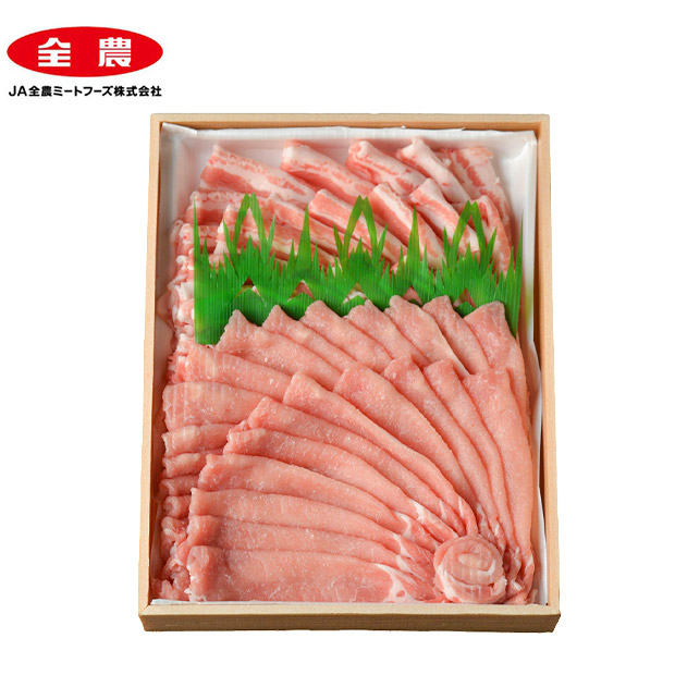 福岡県産 こめ豚ロース・バラ しゃぶしゃぶ 700g（ロース350g＋バラ350g）