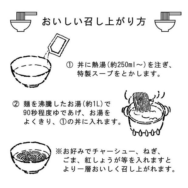 まとめ買い豚骨ラーメン ツルツル半生麺 6人前【あっさりクセなし博多豚骨スープ】