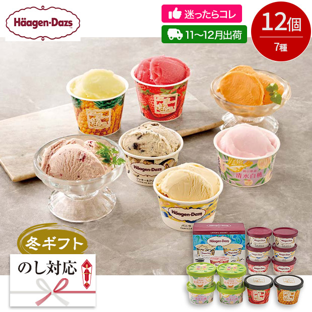 ＜冬ギフト＞「ハーゲンダッツ」＆アイスアソートギフト 12個(HES-DS2)
