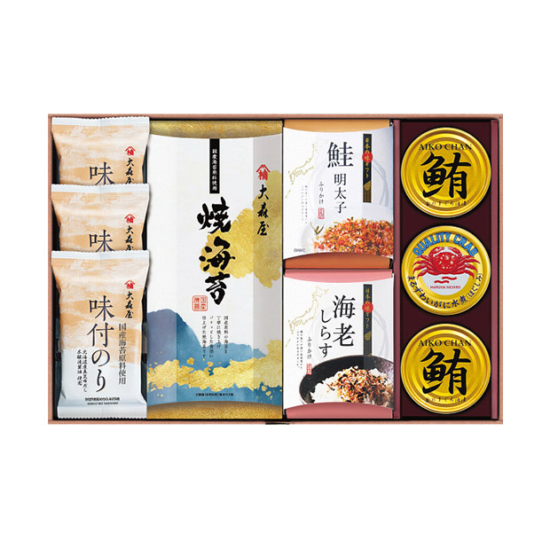 ≪30%OFF≫ 【期間限定価格】 ＜夏ギフト＞【大森屋】海の幸詰合せ（OYR-EOK-C）