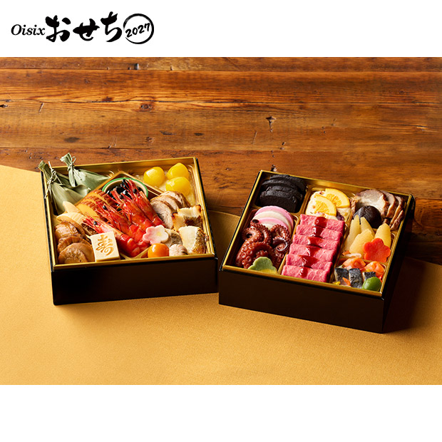 ＜超早得10/14(水)まで＞【Oisix】和洋二段重おせち「慶梅」
