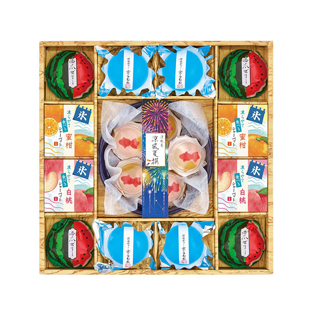 ＜夏ギフト＞【京竹風庵】涼水菓 涼風夏撰（RG-30V）