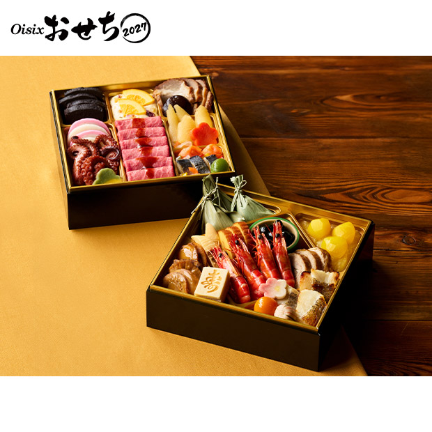 ＜超早得10/14(水)まで＞【Oisix】和洋二段重おせち「慶梅」