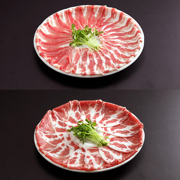 【鹿児島ますや】鹿児島黒豚「短鼻豚」しゃぶしゃぶと餃子セット