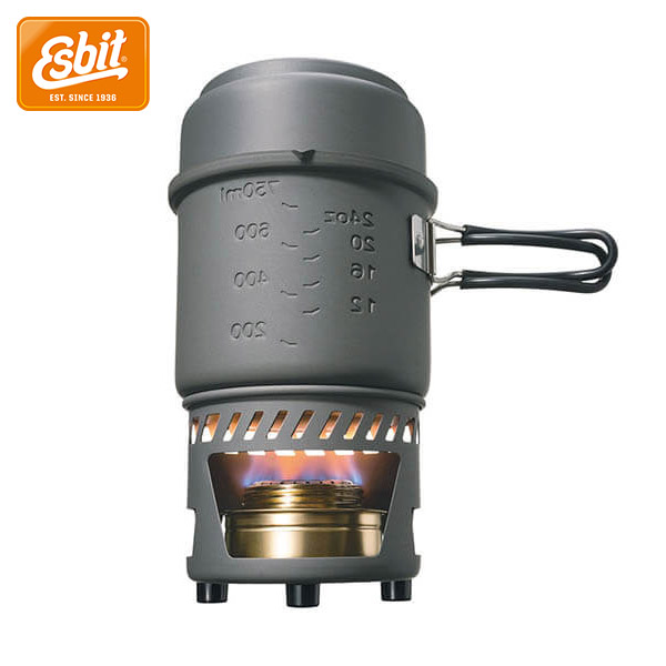 【Ｅｓｂｉｔ】エスビット 985ml クックセット アルコールバーナー付（ESCS985HA0）