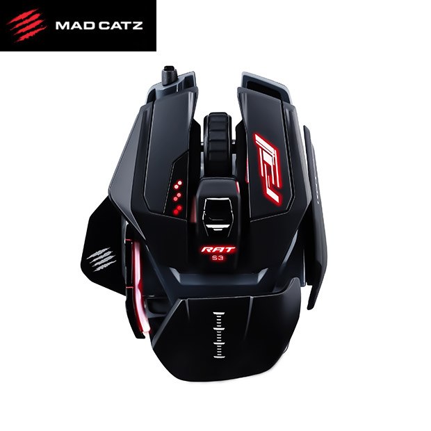 【マッドキャッツ】RAT Pro S3 有線ゲーミングマウス 黒（MR03DCINBL000-0J）