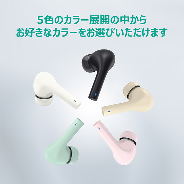 【AUKEY】完全ワイヤレスイヤホン 超小型 Move Series Move ホワイト（EP-T21S-WT）