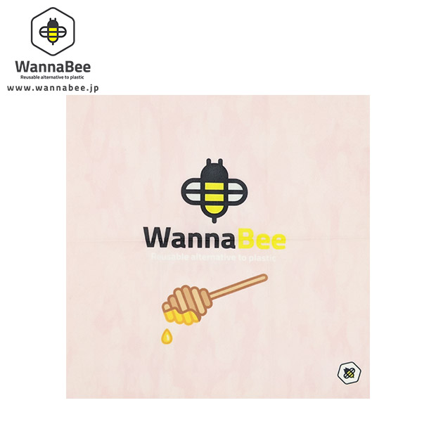 【WannaBee】蜜蝋ラップ３枚セット(S・M・Lサイズ) Delight柄