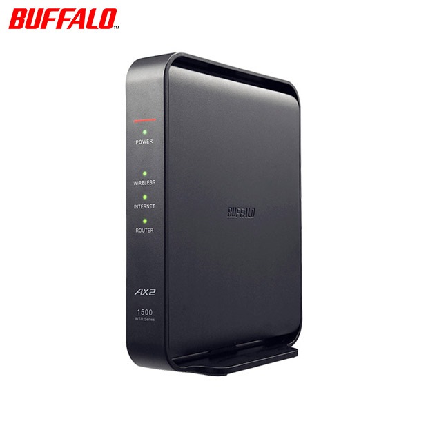 【BUFFALO】無線LAN親機 11ax/ac/n/a/g/b 1201+300Mbps（WSR-1500AX2L）