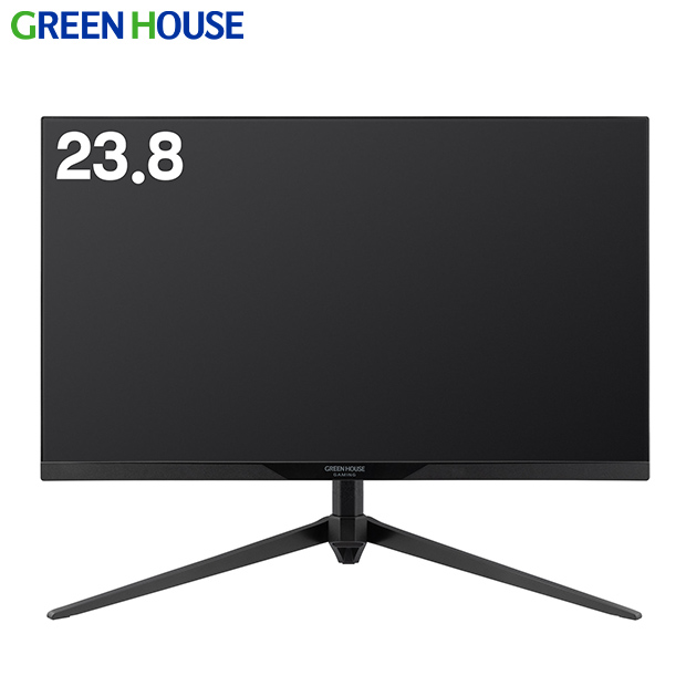 ≪24%OFF≫【5年間保証】【グリーンハウス】23.8型  ワイドゲーミング液晶ディスプレイ  ブラック　(GH-GLCC238B-BK)