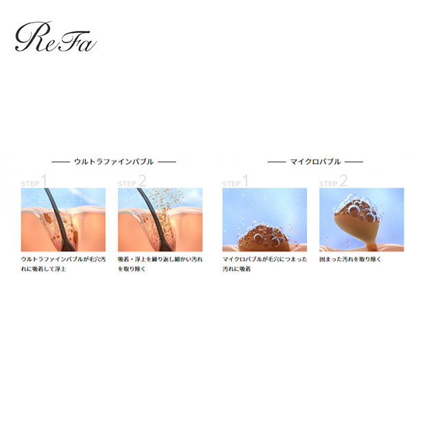 【ReFa】リファファインバブル ピュア　ホワイト（RS-AM-02B）