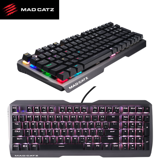 【マッドキャッツ】STRIKE13 小型メカニカルキーボード（KS83MMUSBL000-0J）