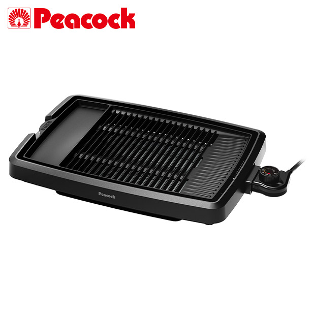 【ピーコック】電気焼肉器（減煙タイプ）ブラック（WY-D120）