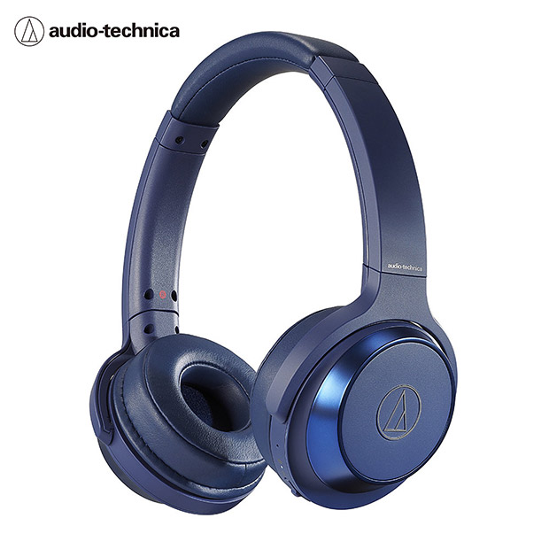 【オーディオテクニカ】ワイヤレスヘッドホン ATH-WS330BT ブルー