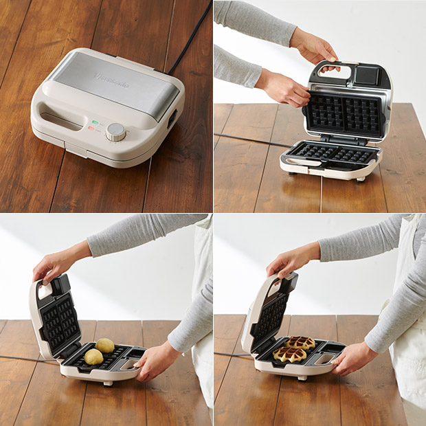 でおすすめアイテム。 BBIQ特選ショップ | 【ビタントニオ】ワッフル＆ホットサンド キッチン家電