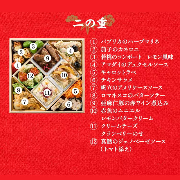 ＜超早得10/14(水)まで＞【Oisix】和洋三段重おせち「上高砂」