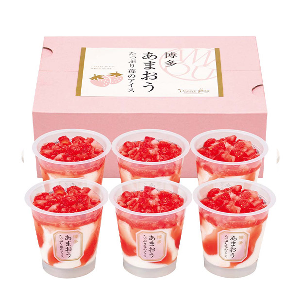 ＜夏ギフト＞博多あまおう たっぷり苺のアイス(AH-TP6C)