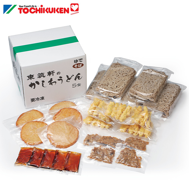 【東筑軒】駅のかしわそば(ごぼう天・丸天) 5食入