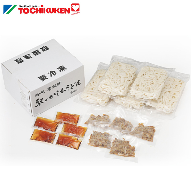【東筑軒】駅のかしわうどん 5食入