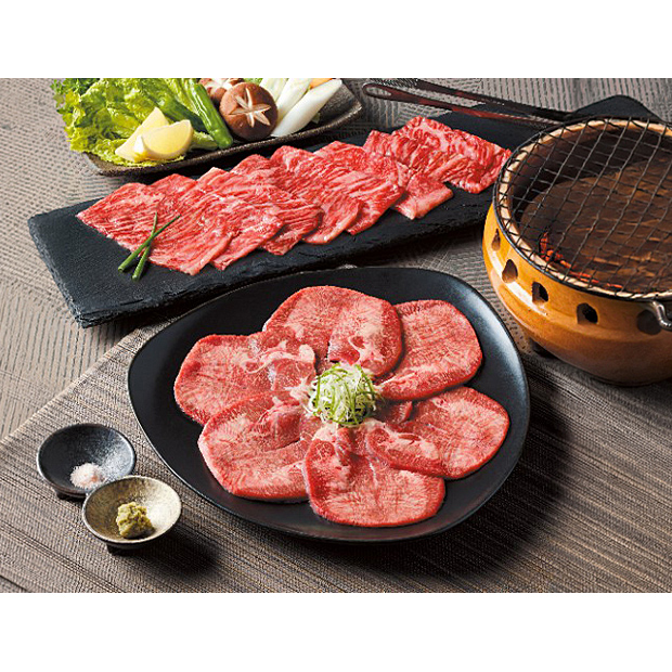 ＜13周年感謝祭＞仙台牛5等級と牛タンの焼肉セット 計440g