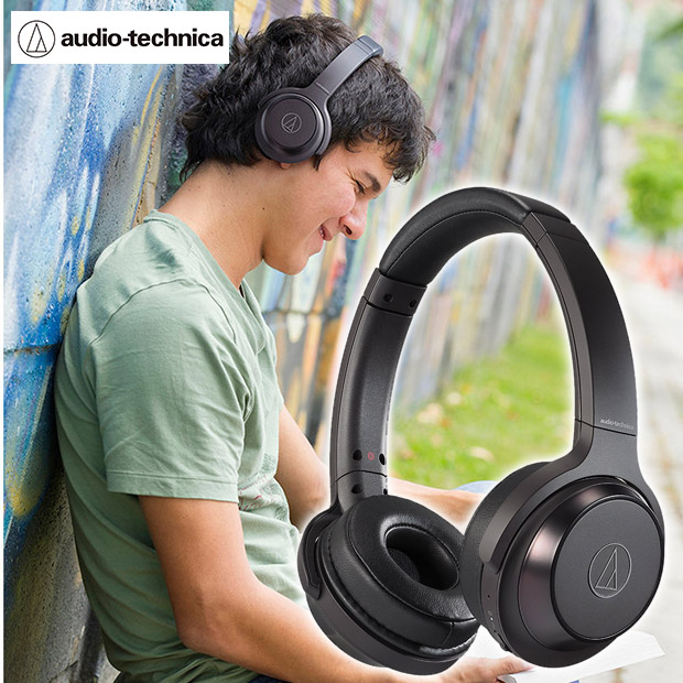 【オーディオテクニカ】ワイヤレスヘッドホン ATH-WS330BT ブラック