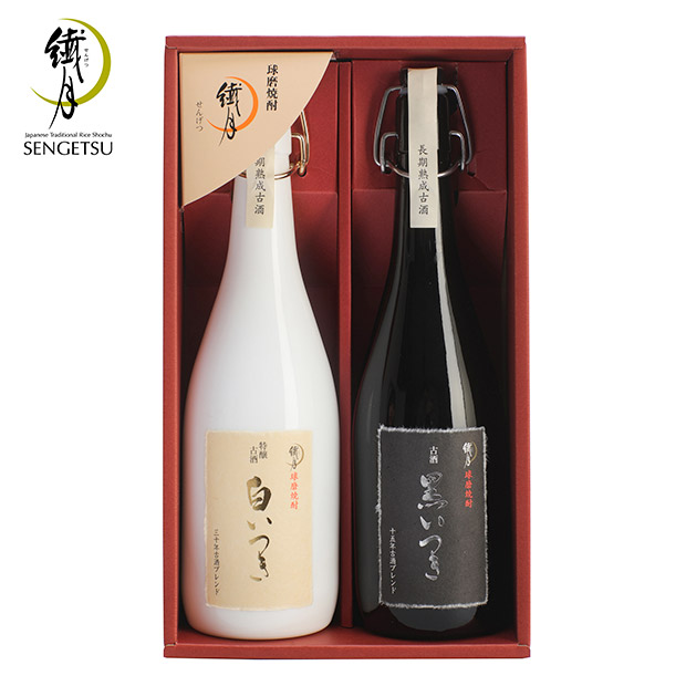 【繊月酒造】白黒いつきセット 720mL×2本（SSK-2）