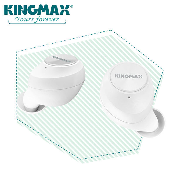 【KINGMAX】ワイヤレスイヤホン JoyBuds 511 ホワイト (KMJB511WE)