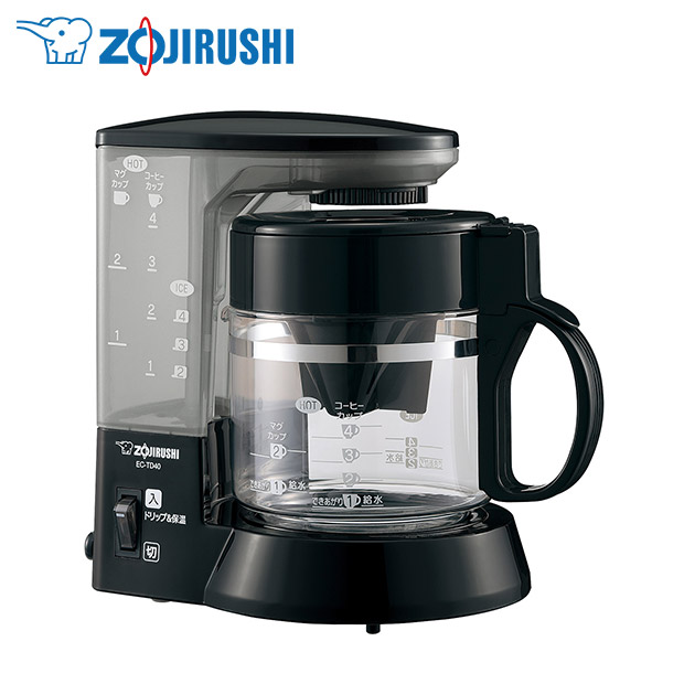 【象印】コーヒーメーカー 540mL ブラック（EC-TD40-BA）