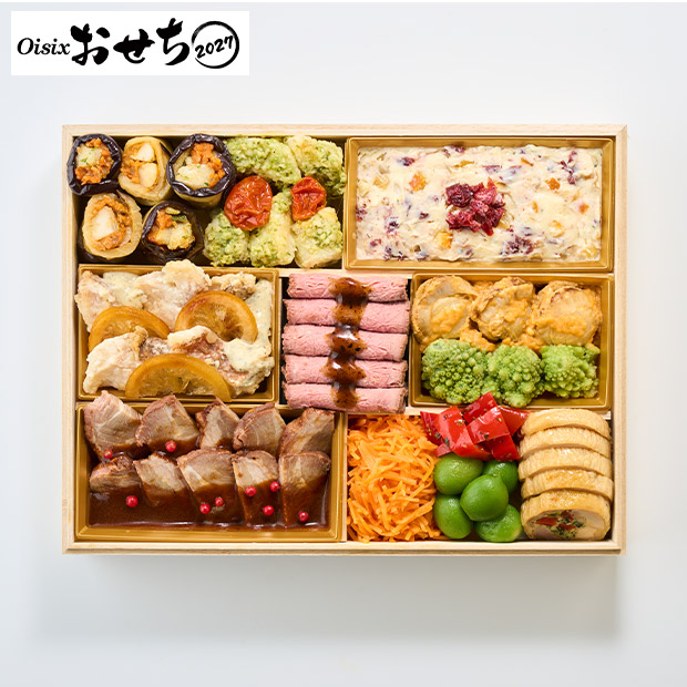 ＜超早得10/14(水)まで＞【Oisix】和洋二段重おせち「上高砂 豊」