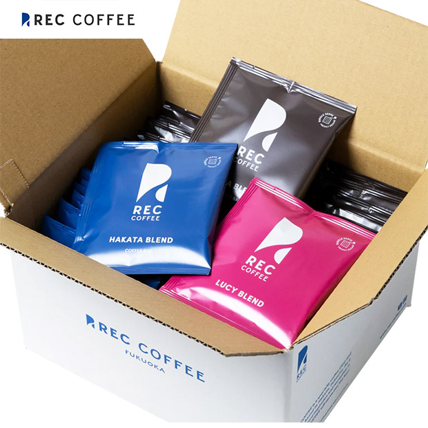 【REC COFFEE】コーヒーバッグブレンド3種（30個入）