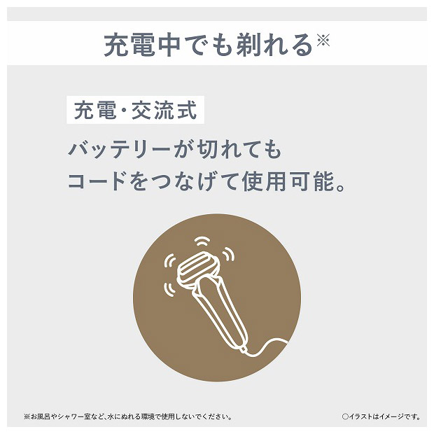 【Panasonic】エントリーシェーバー 3枚刃 ブラック（ES-RT2N-K）