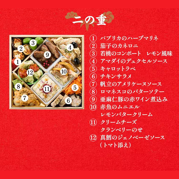 ＜超早得10/14(水)まで＞【Oisix】和洋二段重おせち「高砂」