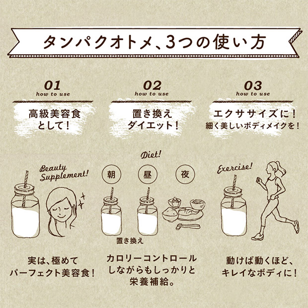 【タマチャンショップ】タンパクオトメ くつろぎ３種セット