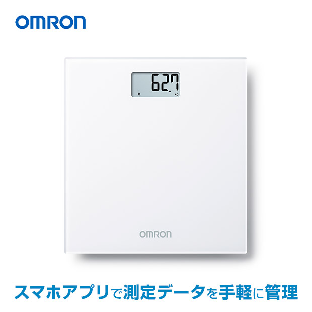 【オムロン】体重計 ホワイト（HN-300T2-JW）