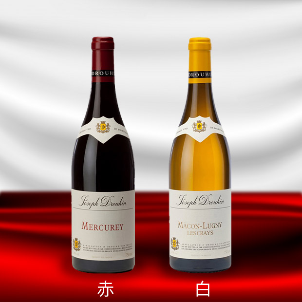 【ふるさと割】 BBIQ特選ショップ | ＜木箱入り＞ブルゴーニュ紅白ワイン 750mL ワイン